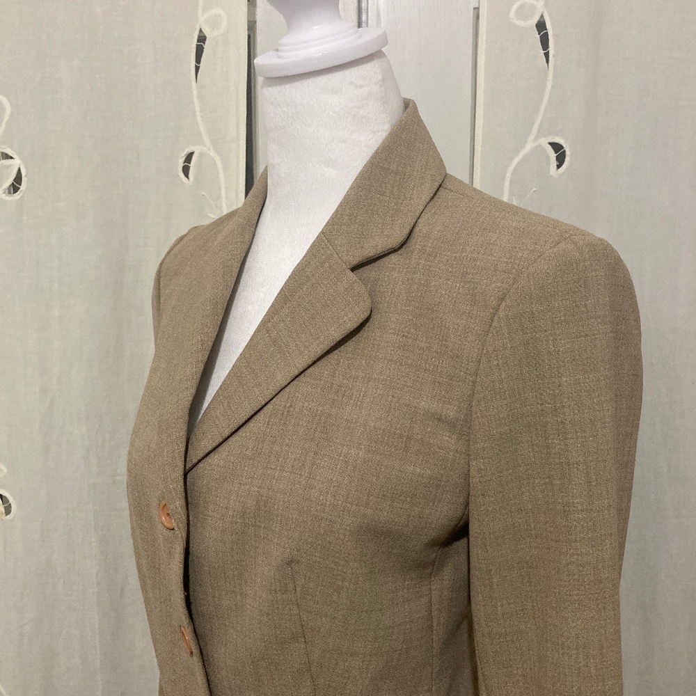 Tan Blazer, Body by Victoria (Victoria's Secre), Size 0